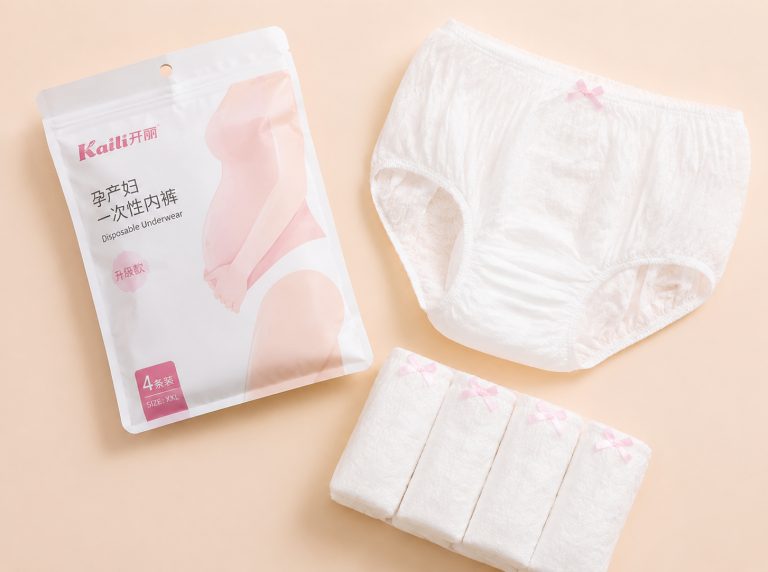 温州纯棉高腰孕妇一次性内裤